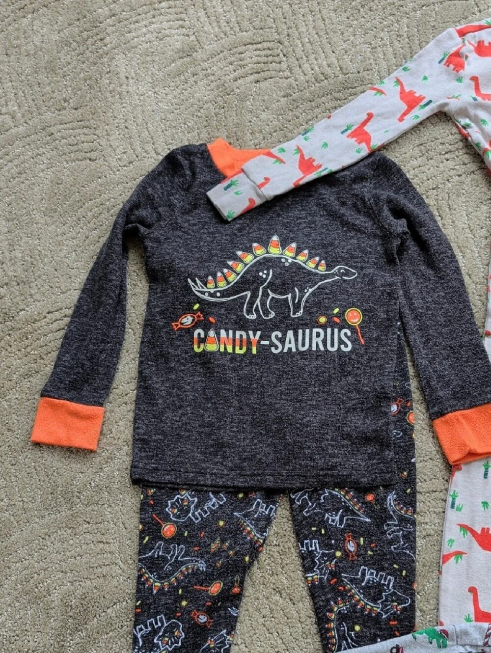 Old Navy Kids' Pajama Set in Orange, Gray, Light Blue, White